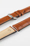 RIOS1931 LOUISIANA Alligator-Embossed Leather Watch Strap in COGNAC
