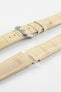RIOS1931 LOUISIANA Alligator-Embossed Leather Watch Strap in SAND