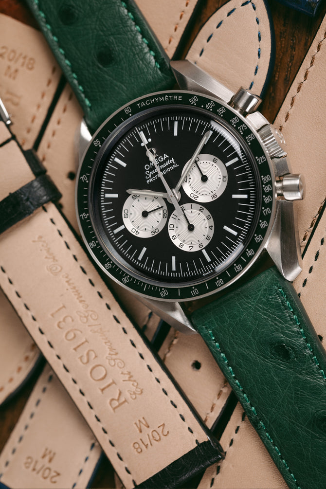 forest green watch strap (with dial)