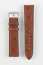 RIOS1931 MAISON Genuine Ostrich Leather Watch Strap in MAHOGANY
