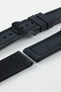 RIOS1931 MARYLAND Genuine Vintage Canvas Watch Strap in BLACK