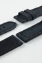 RIOS1931 MARYLAND Genuine Vintage Canvas Watch Strap in BLACK