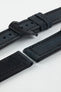 RIOS1931 MARYLAND Genuine Vintage Canvas Watch Strap in BLACK