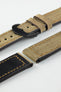 RIOS1931 MARYLAND Genuine Vintage Canvas Watch Strap in COGNAC