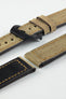 RIOS1931 MARYLAND Genuine Vintage Canvas Watch Strap in COGNAC