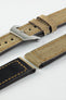 RIOS1931 MARYLAND Genuine Vintage Canvas Watch Strap in COGNAC