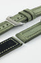 RIOS1931 MARYLAND Genuine Vintage Canvas Watch Strap in OLIVE DRAB