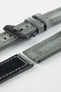 RIOS1931 MARYLAND Genuine Vintage Canvas Watch Strap in STONE GREY
