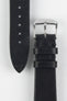 RIOS1931 MITTENWALD Retro Organic Leather Watch Strap in BLACK