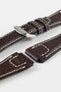 RIOS1931 NATURE Genuine Buffalo Leather Watch Strap in MOCHA