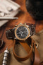 RIOS1931 NATURE Genuine Buffalo Leather Watch Strap in MOCHA