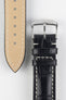RIOS1931 NEW ORLEANS Alligator-Embossed Leather Watch Strap in BLACK
