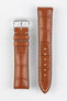 RIOS1931 NEW ORLEANS Alligator-Embossed Leather Watch Strap in COGNAC