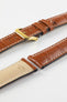 RIOS1931 NEW ORLEANS Alligator-Embossed Leather Watch Strap in COGNAC