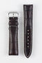 RIOS1931 NEW ORLEANS Alligator-Embossed Leather Watch Strap in MOCHA