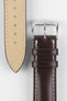 RIOS1931 NEW YORK Shell Cordovan Leather Watch Strap in MOCHA