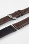 RIOS1931 OFF SHORE Hydrophobic Leather Watch Strap in MOCHA