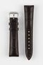 RIOS1931 PRESIDENT Genuine Alligator Round-Padding Watch Strap in MOCHA