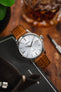 RIOS1931 PRESTIGE Genuine Alligator Flank Watch Strap in COGNAC