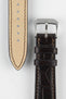 RIOS1931 SENATOR Genuine Alligator Square-Padding Watch Strap in MOCHA