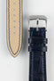 RIOS1931 SENATOR Genuine Alligator Square-Padding Watch Strap in OCEAN BLUE