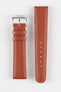RIOS1931 TEXAS Genuine Buffalo Leather Watch Strap in COGNAC