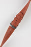RIOS1931 TEXAS Genuine Buffalo Leather Watch Strap in COGNAC