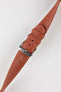 RIOS1931 TEXAS Genuine Buffalo Leather Watch Strap in COGNAC