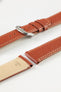 RIOS1931 TEXAS Genuine Buffalo Leather Watch Strap in COGNAC