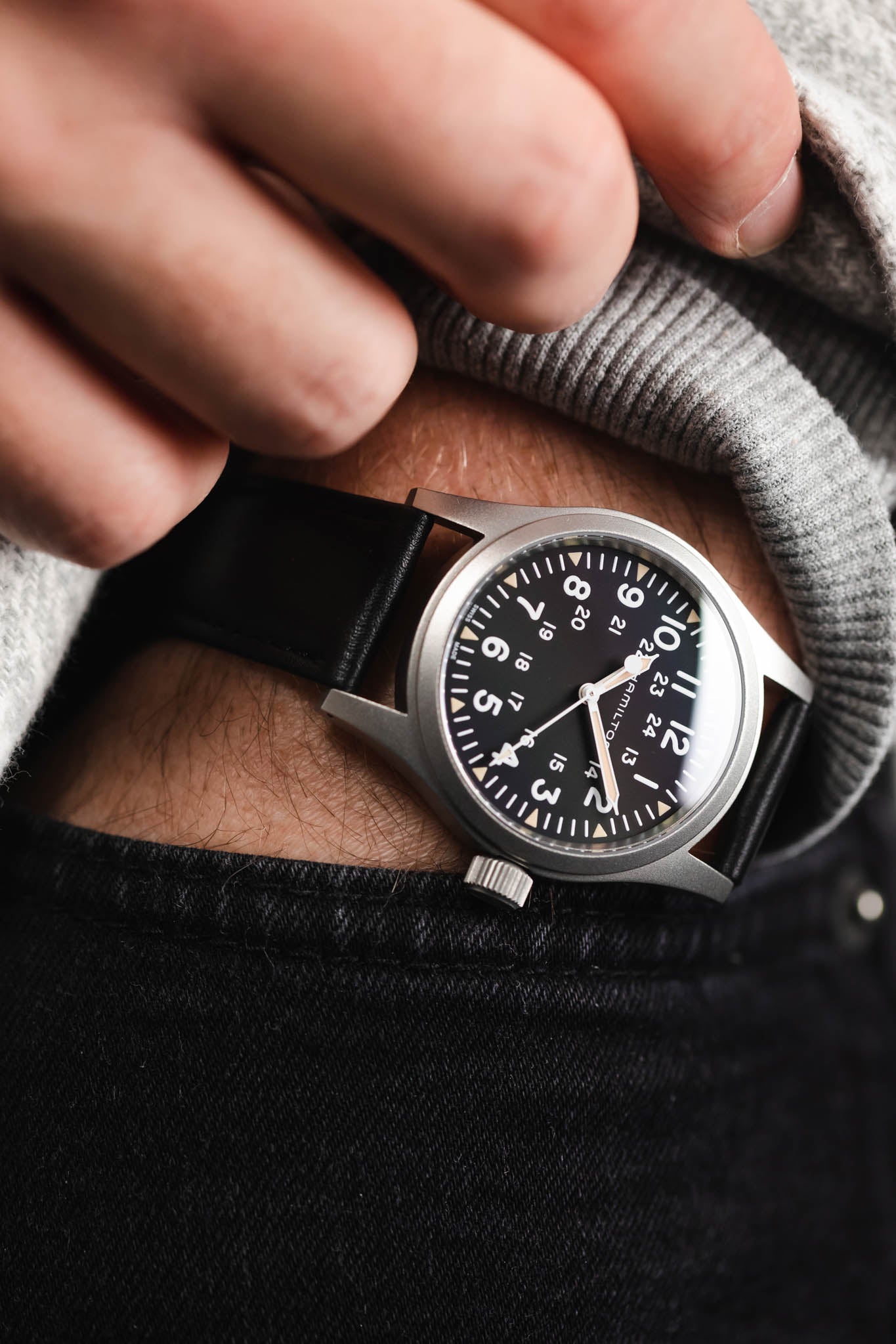 RIOS1931 TOSCANA | Black Leather Strap | Watchobsession
