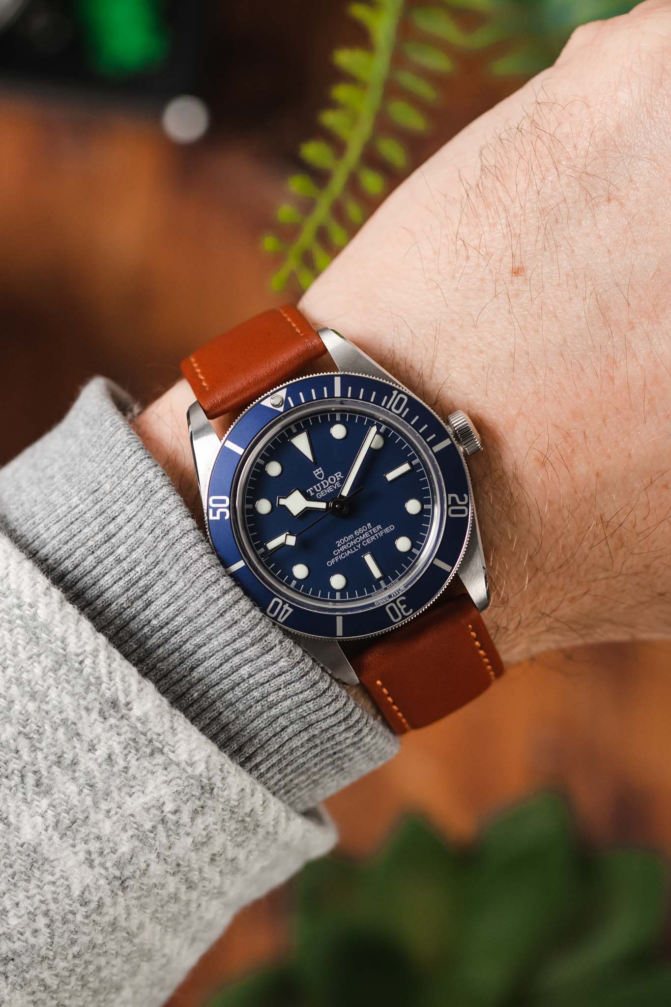 Square watch deals leather band