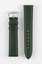 RIOS1931 TOSCANA Square-Padded Calfskin Leather Watch Strap in FOREST GREEN