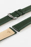 RIOS1931 TOSCANA Square-Padded Calfskin Leather Watch Strap in FOREST GREEN