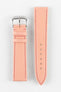 RIOS1931 TOSCANA Square-Padded Calfskin Leather Watch Strap in PALE PINK