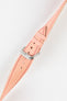 RIOS1931 TOSCANA Square-Padded Calfskin Leather Watch Strap in PALE PINK
