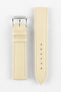 RIOS1931 TOSCANA Square-Padded Calfskin Leather Watch Strap in SAND