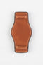 RIOS1931 TULA Genuine Russia Leather Bund Watch Strap in COGNAC