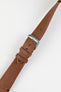 RIOS1931 WALKER Genuine Vintage Leather Watch Strap in MAHOGANY