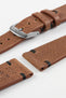 RIOS1931 WALKER Genuine Vintage Leather Watch Strap in MAHOGANY