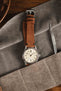 RIOS1931 WALKER Genuine Vintage Leather Watch Strap in MAHOGANY