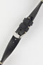 vintage black leather watch strap 