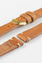 RIOS1931 WATTS Vintage Leather Watch Strap in COGNAC