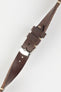 vintage brown leather watch strap 