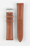 RIOS1931 WEILHEIM Organic Leather Watch Strap in COGNAC