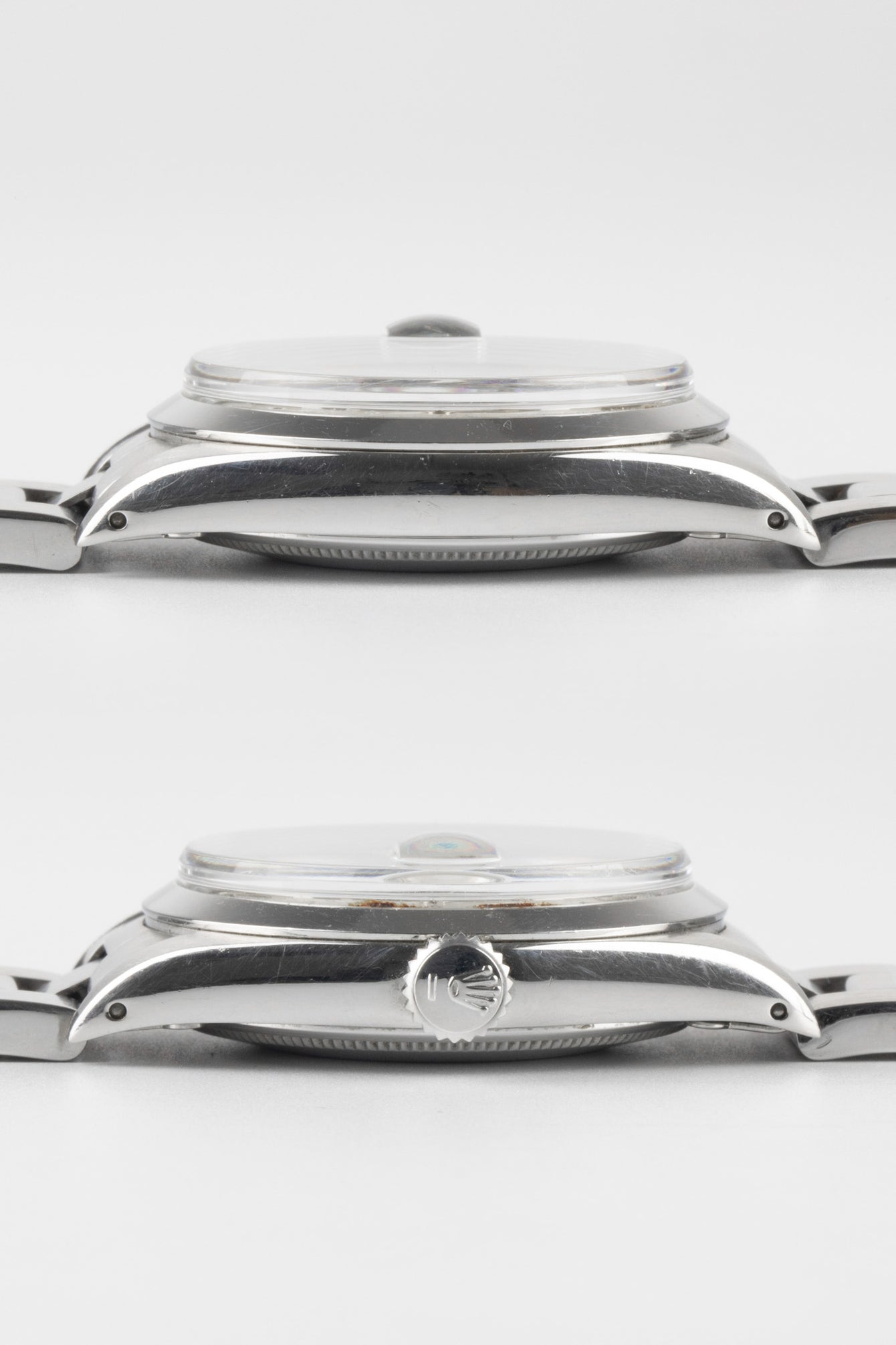 ROLEX 5700/0 AirKing Oyster Perpetual Date c.1972 34mm Automatic Watch - Silver Dial