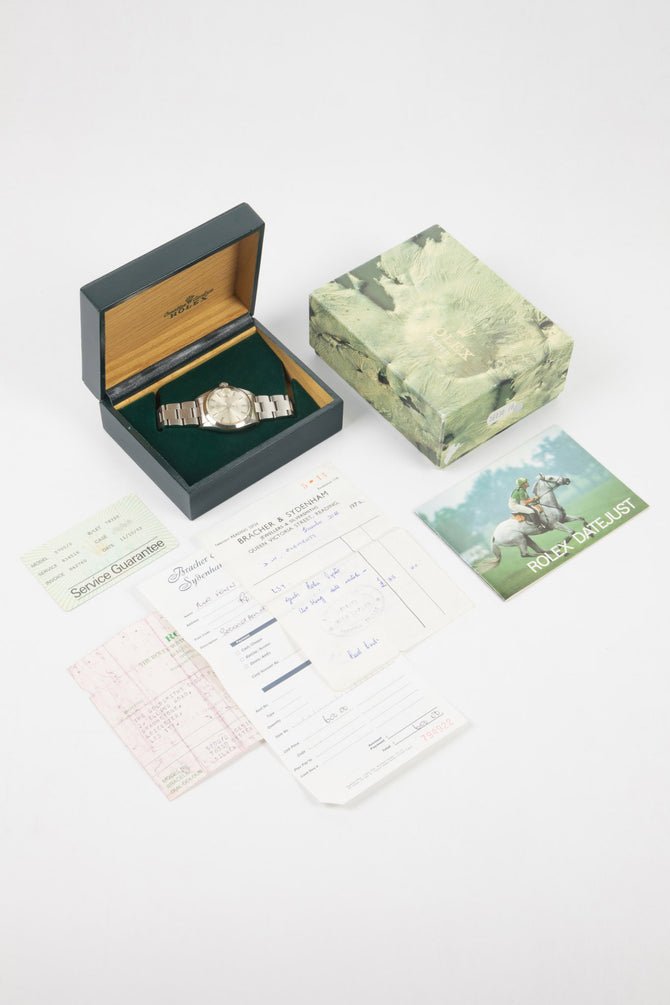 ROLEX 5700/0 AirKing Oyster Perpetual Date c.1972 34mm Automatic Watch - Silver Dial