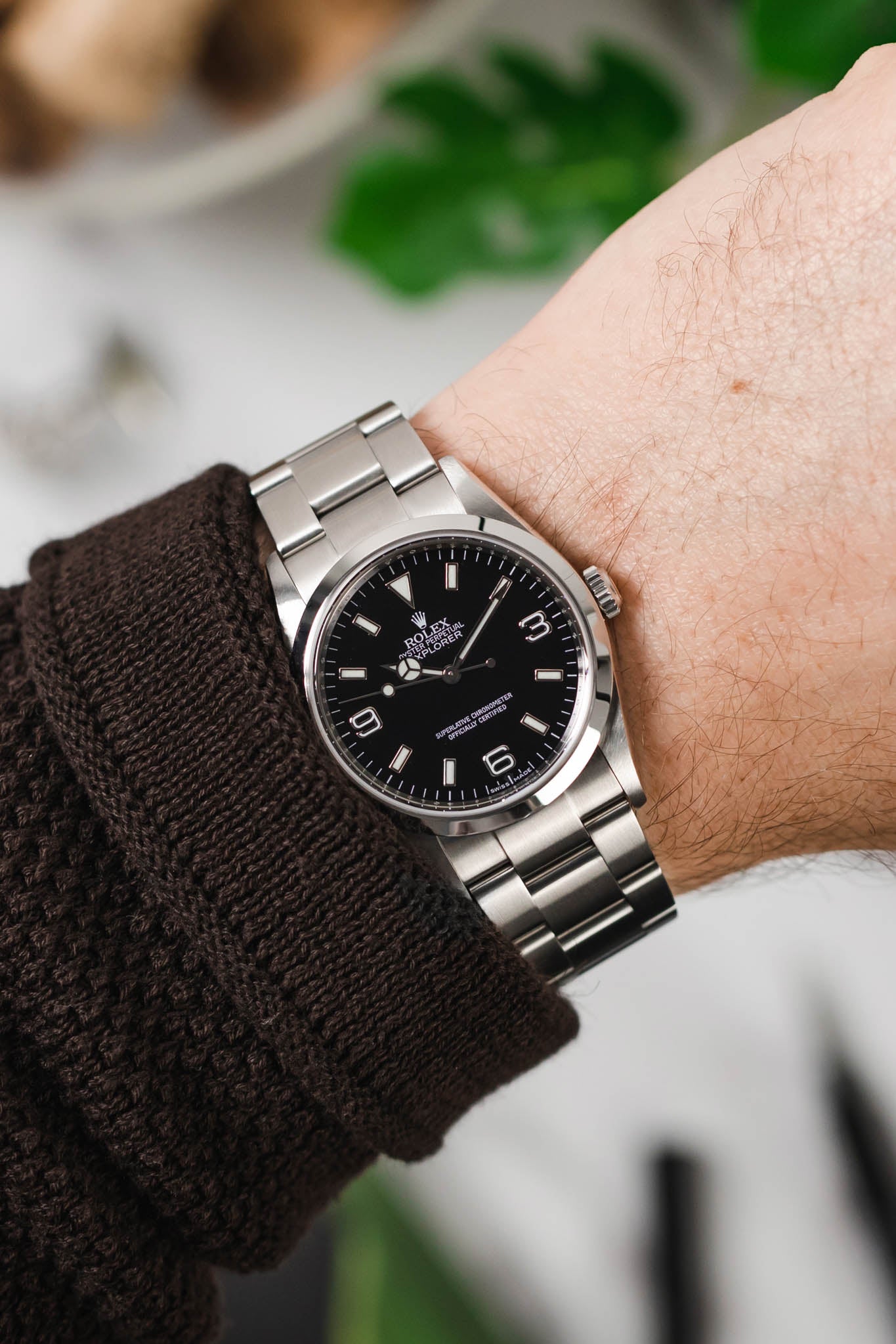 Rolex 36mm Explorer Black Dial Watch Obsession