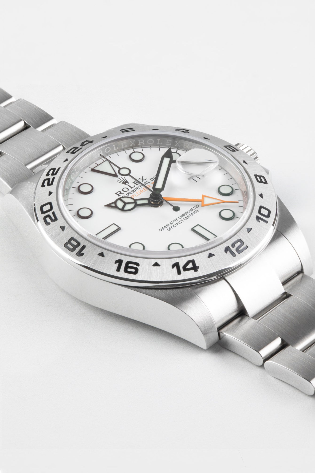 ROLEX 216570 Explorer II GMT 42mm Automatic Watch - White Dial