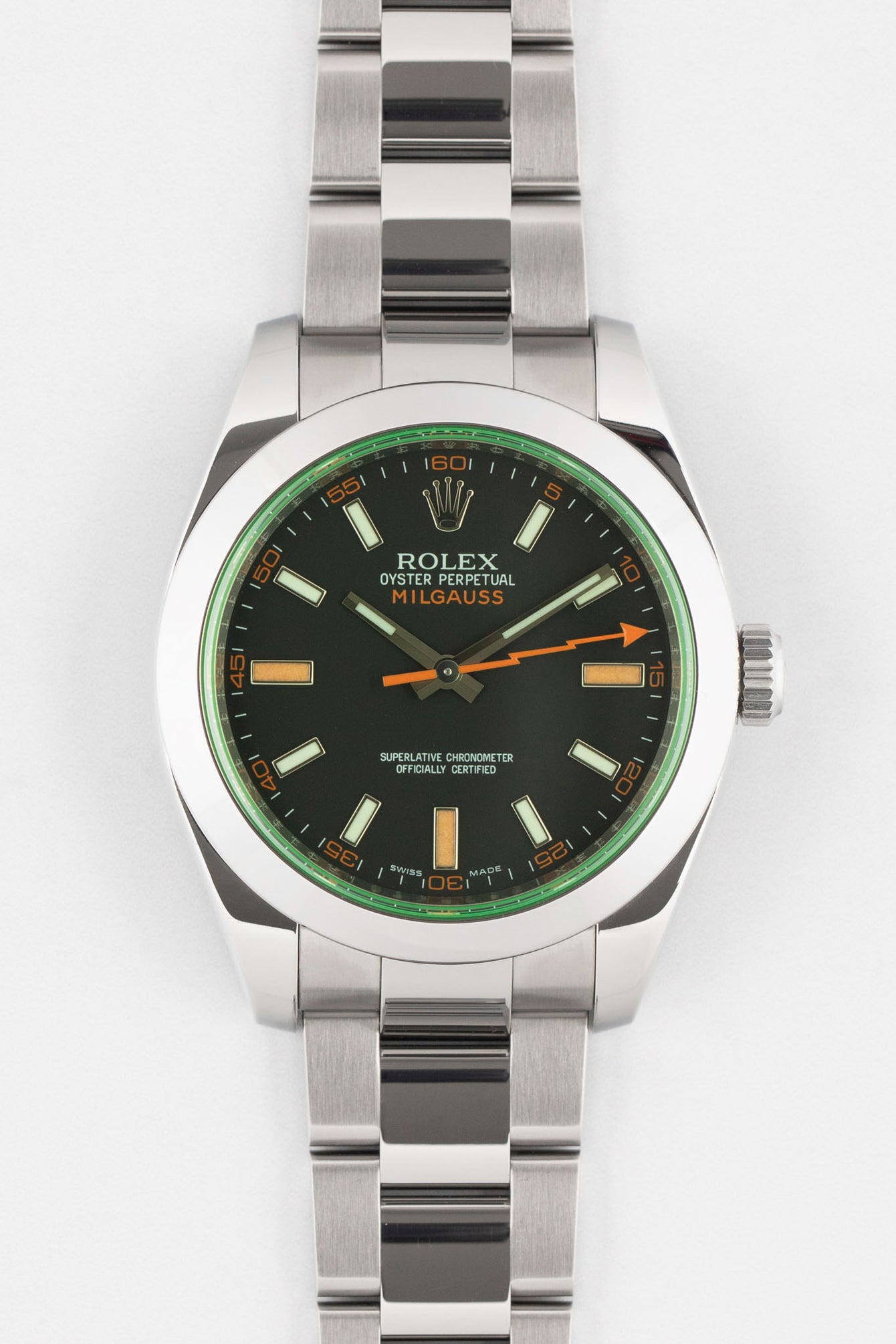rolex milgauss black