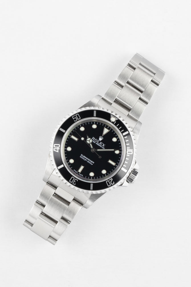 ROLEX 14060 Submariner No-Date 40mm Stainless Steel Automatic Watch - Black Dial - RESERVED